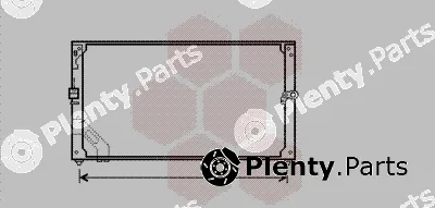 Van Wezel 53005166 — Condenser, air conditioning