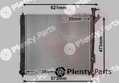 Van Wezel 82002346 — Radiator, engine cooling