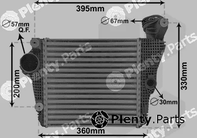 Van Wezel 74014702 — Charge Air Cooler