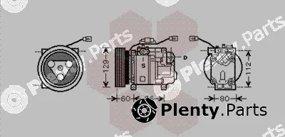 Van Wezel 2700K202 — Compressor, air conditioning