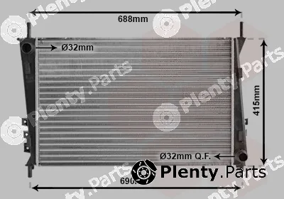 Van Wezel 77002037 — Radiator, engine cooling