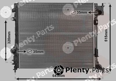 Van Wezel 13012704 — Radiator, engine cooling