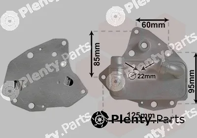 Van Wezel 17013704 — Oil Cooler, engine oil