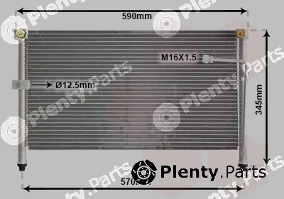 Van Wezel 27005112 — Condenser, air conditioning
