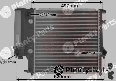 Van Wezel 06002125 — Radiator, engine cooling *** IR PLUS ***
