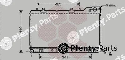 Van Wezel 51002071 — Radiator, engine cooling