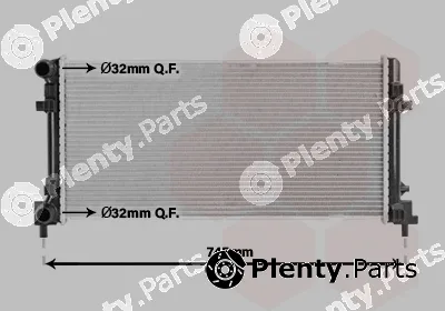 Van Wezel 03012701 — Radiator, engine cooling