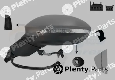 Van Wezel 5711817 — Exterior Mirror * HAGUS *