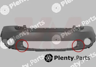 Van Wezel 0515576 — Bumper