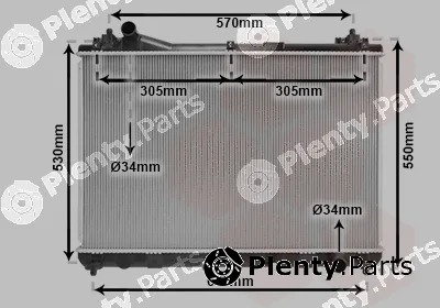 Van Wezel 52002103 — Radiator, engine cooling