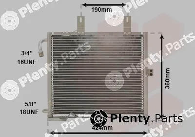 Van Wezel 06005147 — Condenser, air conditioning