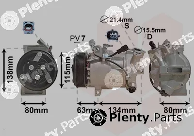 Van Wezel 4301K703 — Compressor, air conditioning
