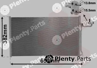 Van Wezel 59005150 — Condenser, air conditioning