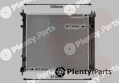 Van Wezel 13012716 — Radiator, engine cooling