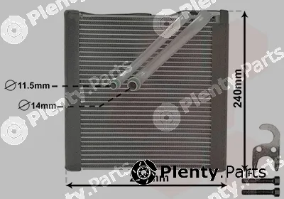 Van Wezel 5801V704 — Evaporator, air conditioning