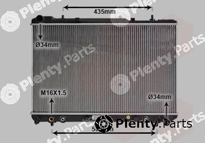 Van Wezel 81002025 — Radiator, engine cooling