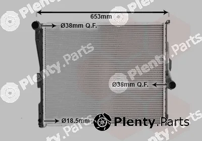 Van Wezel 06002304 — Radiator, engine cooling
