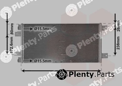 Van Wezel 21005074 — Condenser, air conditioning