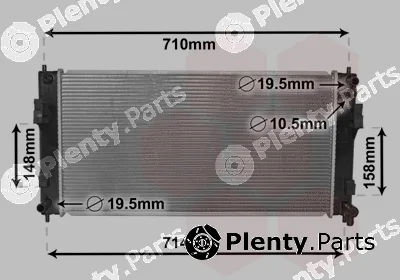 Van Wezel 33002391 — Radiator, engine cooling