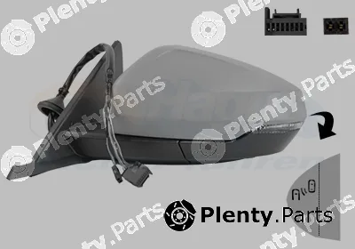 Van Wezel 0366827 — Exterior Mirror * HAGUS *