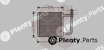 Van Wezel 30006451 — Heat Exchanger, interior heating