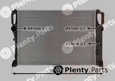 Van Wezel 30002459 — Radiator, engine cooling