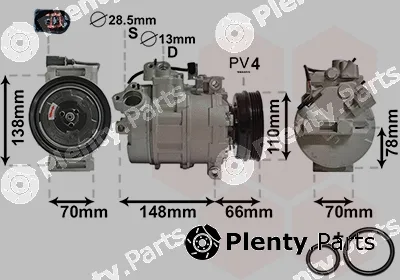 Van Wezel 0300K226 — Compressor, air conditioning *** IR PLUS ***