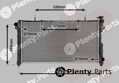 Van Wezel 07002077 — Radiator, engine cooling