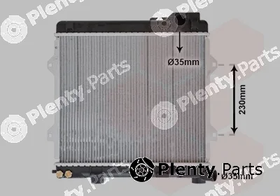 Van Wezel 06002075 — Radiator, engine cooling