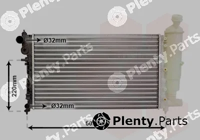 Van Wezel 40002262 — Radiator, engine cooling