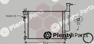 Van Wezel 09002149 — Radiator, engine cooling *** IR PLUS ***