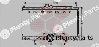 Van Wezel 32002214 — Radiator, engine cooling