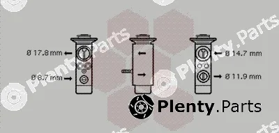 Van Wezel 06001089 — Expansion Valve, air conditioning