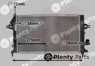 Van Wezel 37012364 — Radiator, engine cooling