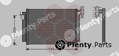 Van Wezel 06005281 — Condenser, air conditioning