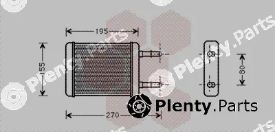 Van Wezel 82006064 — Heat Exchanger, interior heating