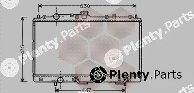 Van Wezel 32002114 — Radiator, engine cooling