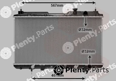Van Wezel 25002104 — Radiator, engine cooling