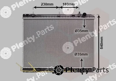 Van Wezel 83012724 — Radiator, engine cooling
