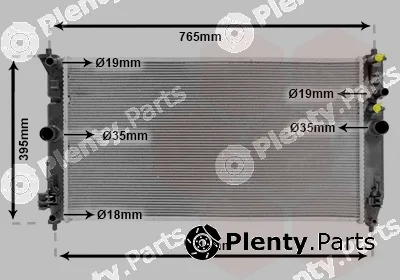Van Wezel 53012704 — Radiator, engine cooling