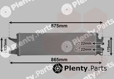 Van Wezel 58012722 — Radiator, engine cooling