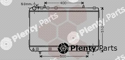 Van Wezel 81002070 — Radiator, engine cooling