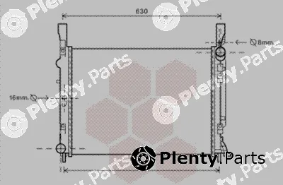 Van Wezel 43002472 — Radiator, engine cooling