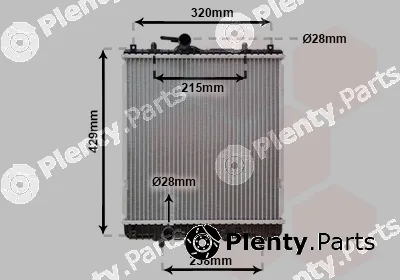 Van Wezel 37002382 — Radiator, engine cooling