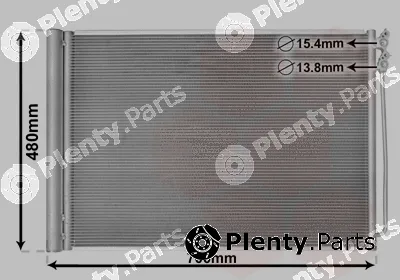 Van Wezel 06005370 — Condenser, air conditioning