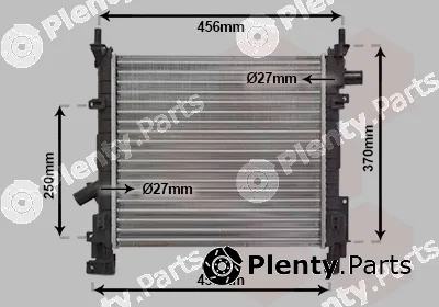 Van Wezel 18002373 — Radiator, engine cooling