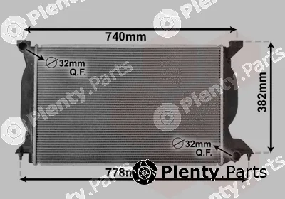 Van Wezel 03002206 — Radiator, engine cooling *** IR PLUS ***