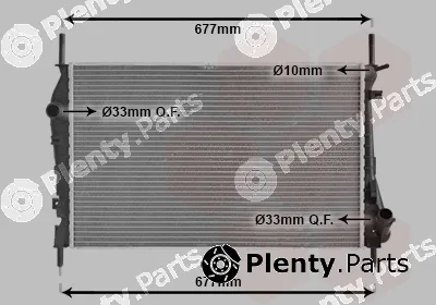 Van Wezel 18002337 — Radiator, engine cooling