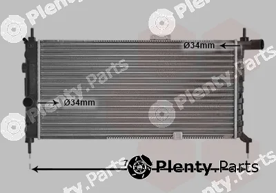 Van Wezel 37002066 — Radiator, engine cooling