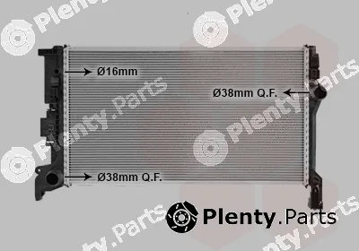 Van Wezel 59012702 — Radiator, engine cooling